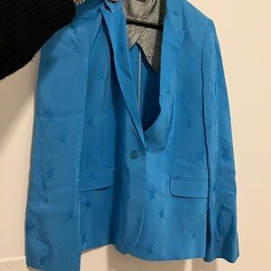 Zadig & Voltaire Vibrant Blue Star Blazer